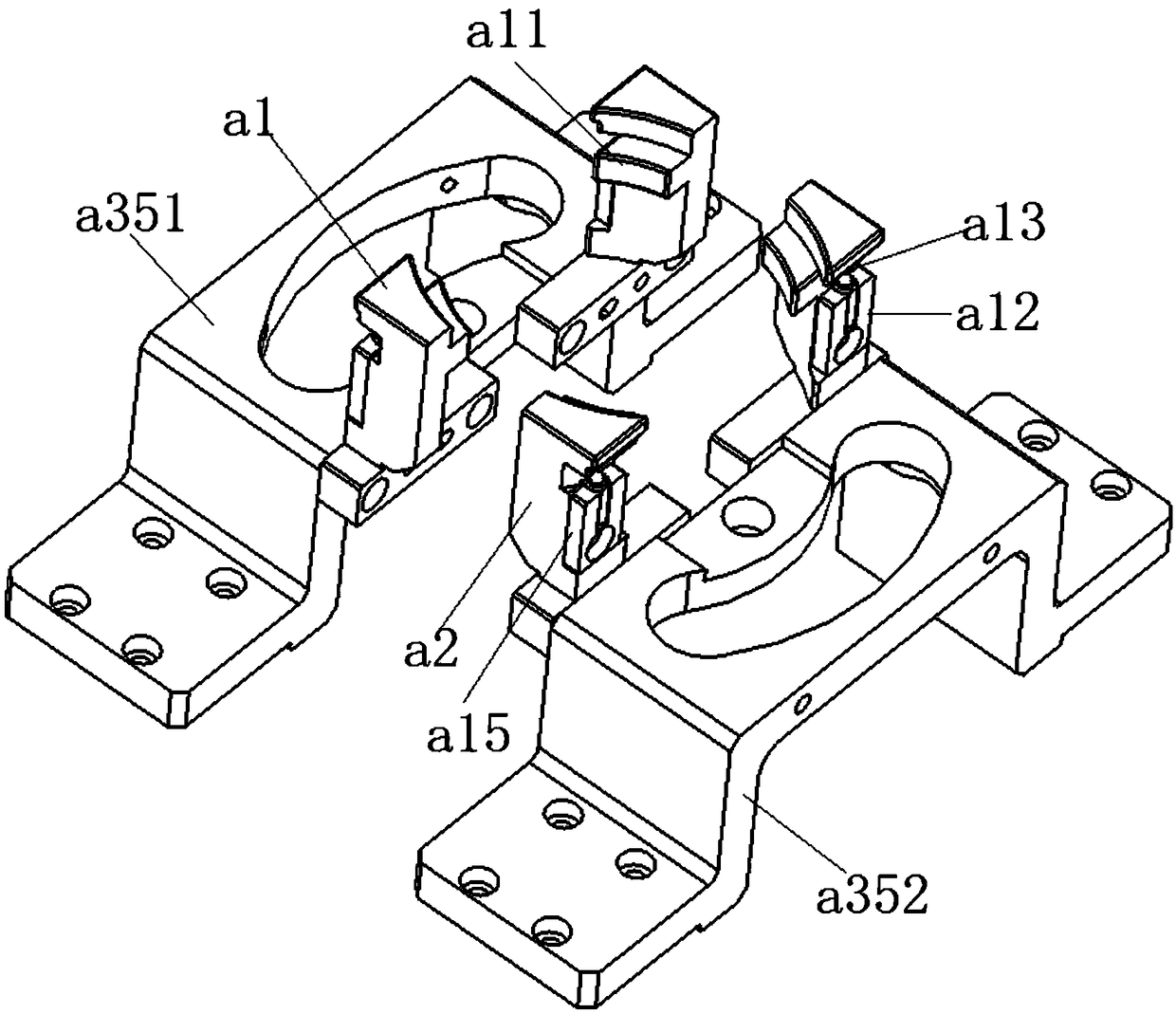 Clamping structure and manipulator