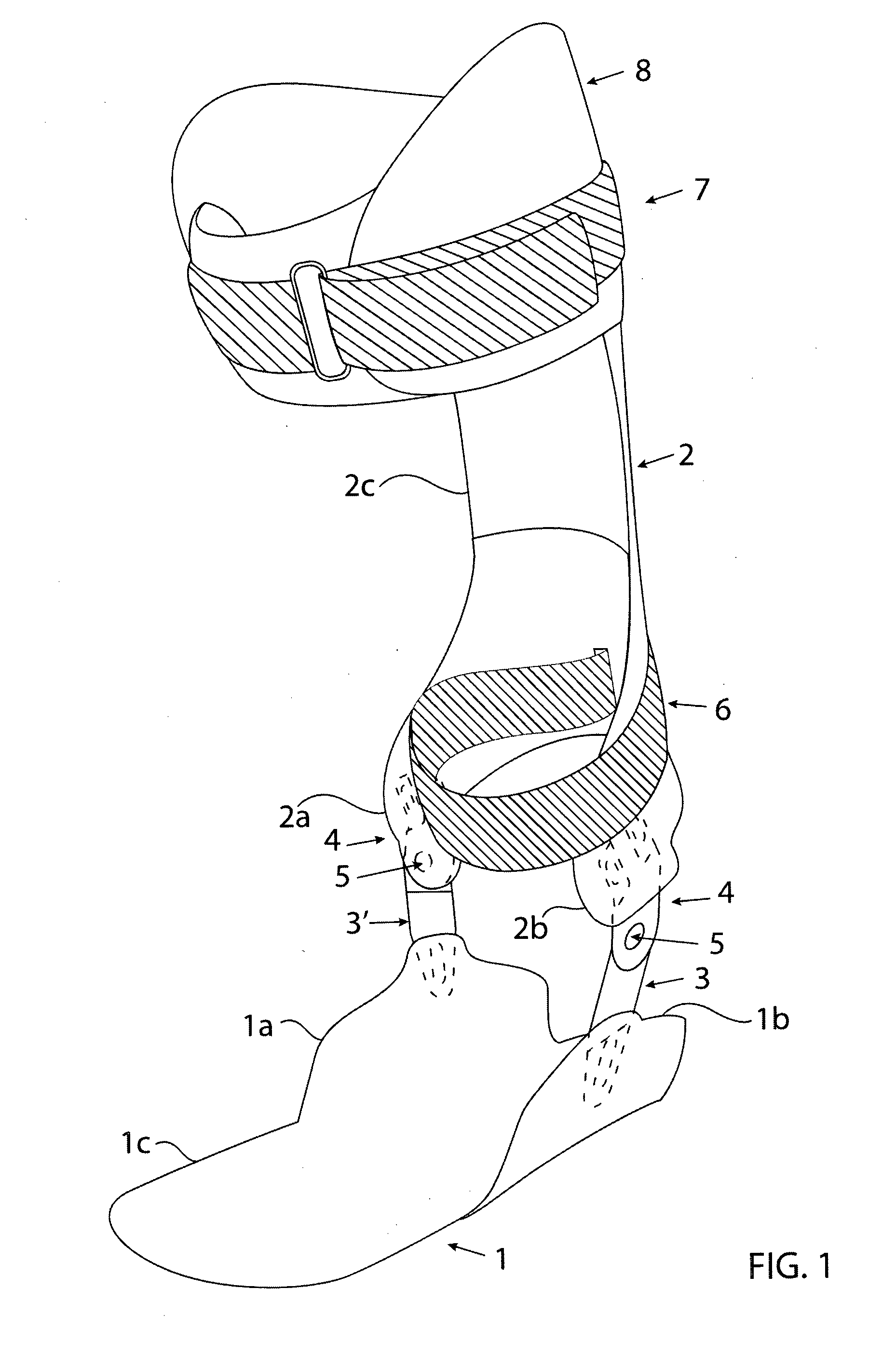 Shoe-internal brace for drop foot and similar conditions