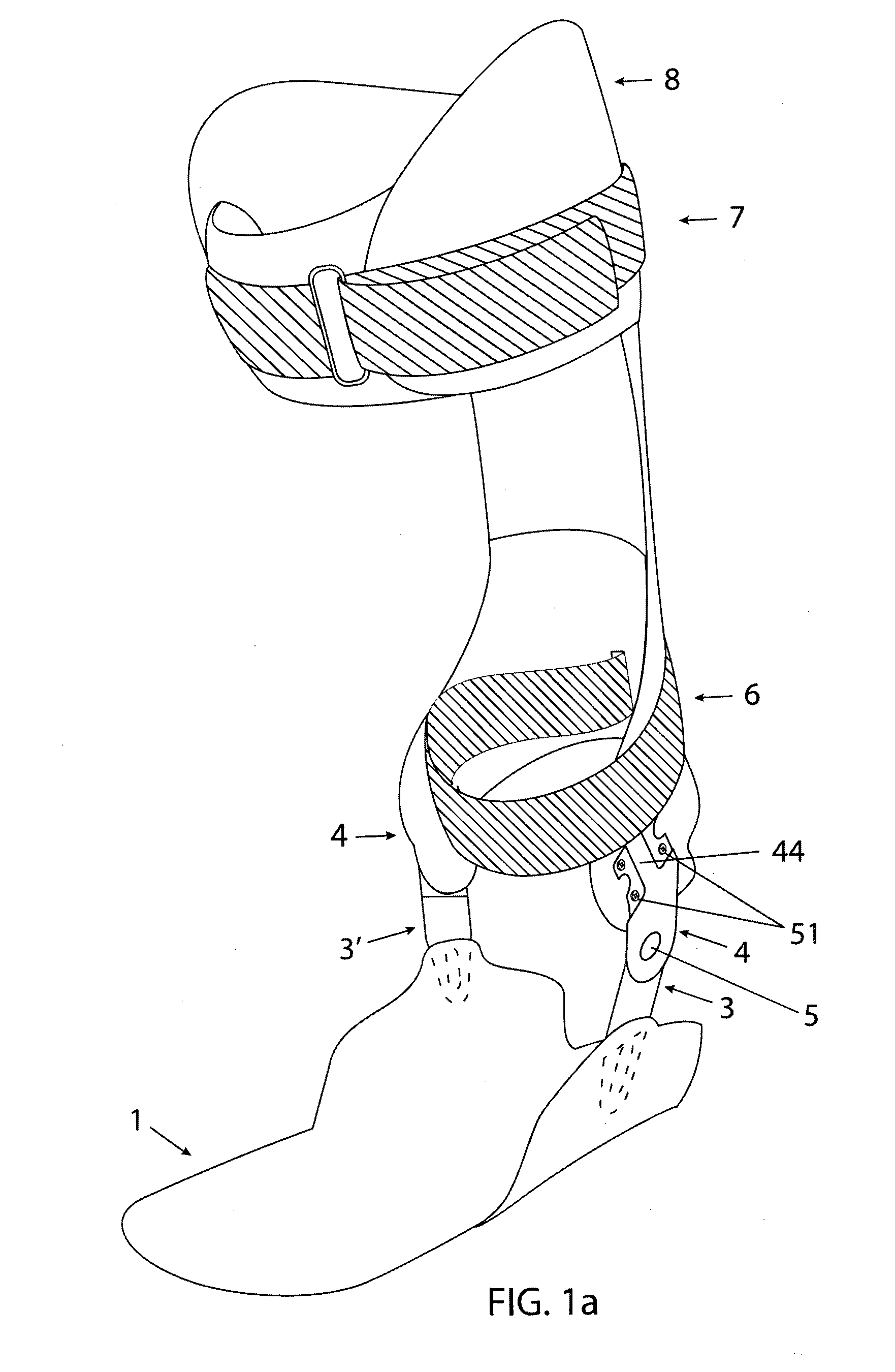 Shoe-internal brace for drop foot and similar conditions