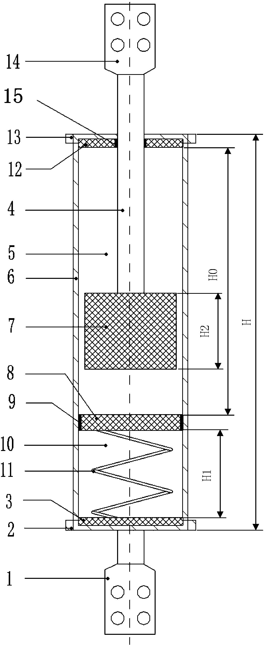 A single rod damper