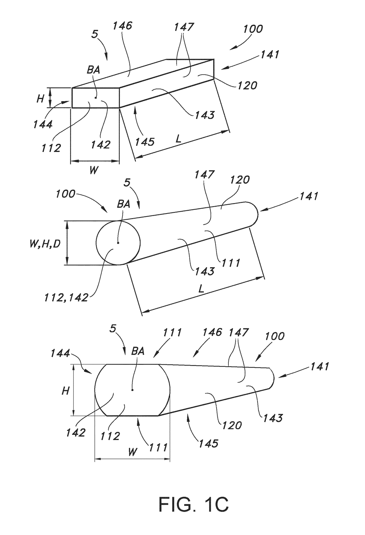 Multiple pumping luminescent rod configuration for obtaining ultra-high brightness