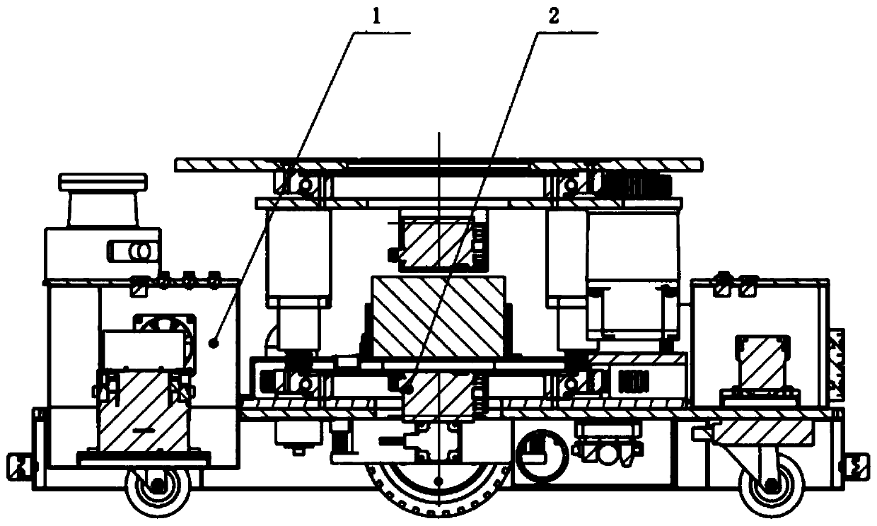 Laser navigation AGV high-precision positioning method based on two-dimensional code