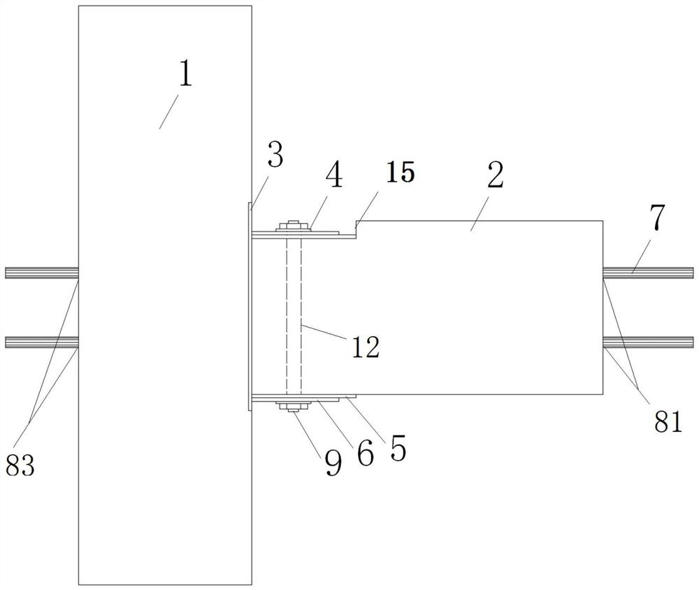 Friction energy dissipation nodes of prefabricated self-resetting prestressed concrete frame