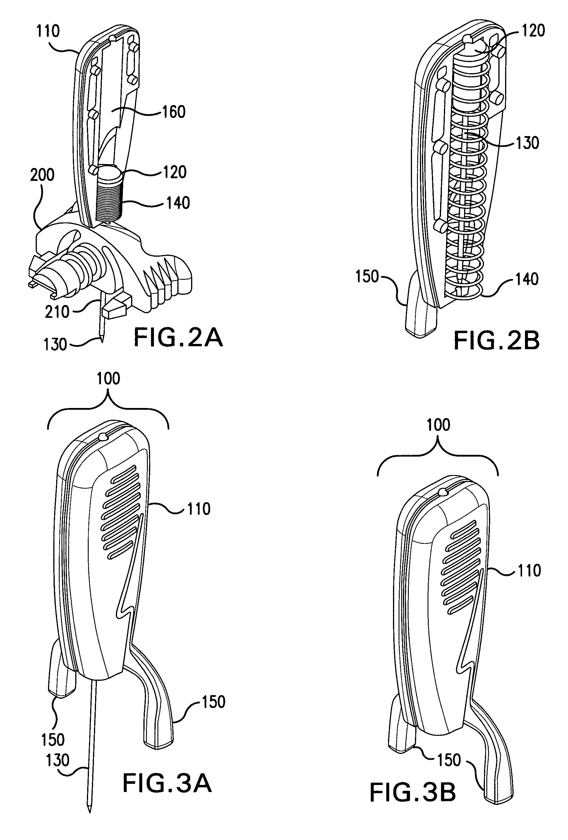 Needle protective device for subcutaneous sensors