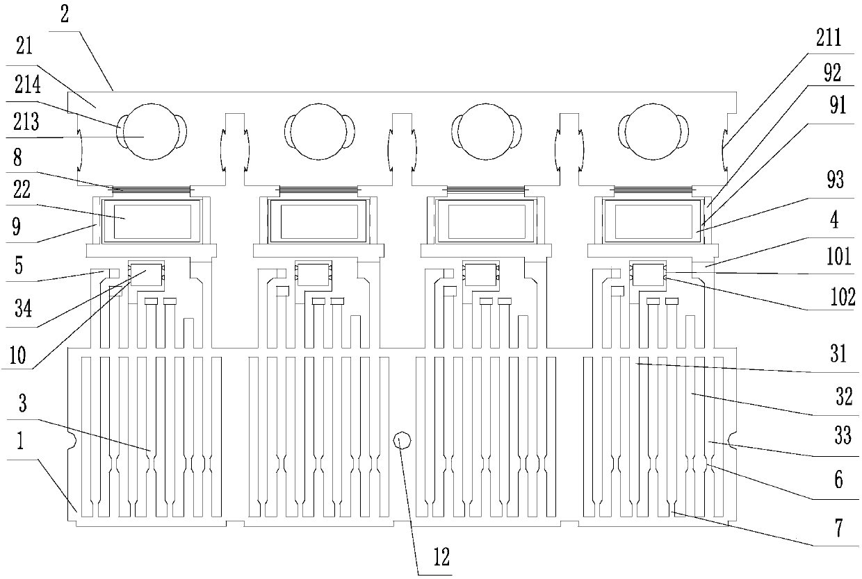 Improved TO-220D7L lead frame