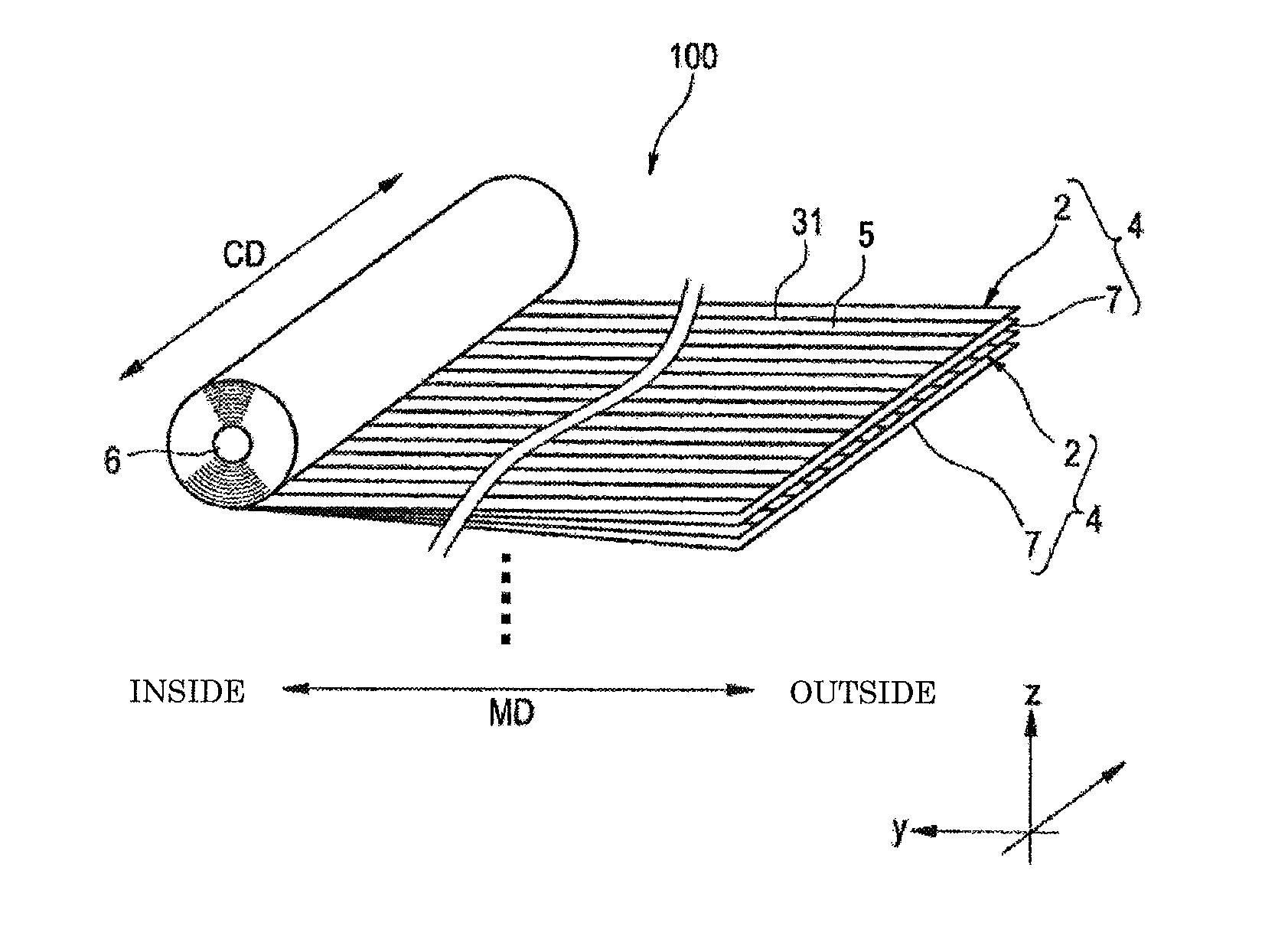 Separation membrane element