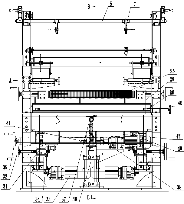 Forming machine for gypsum board production line