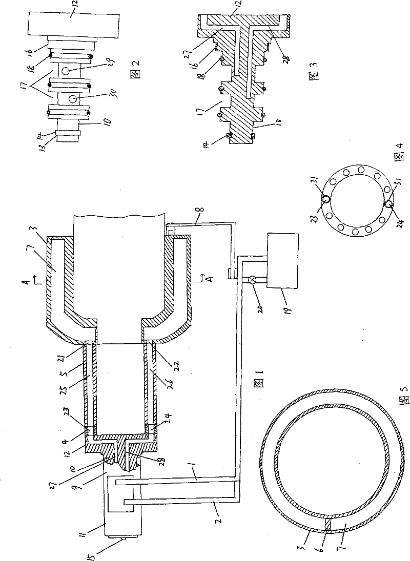 A kind of truck wheel hub cooling system