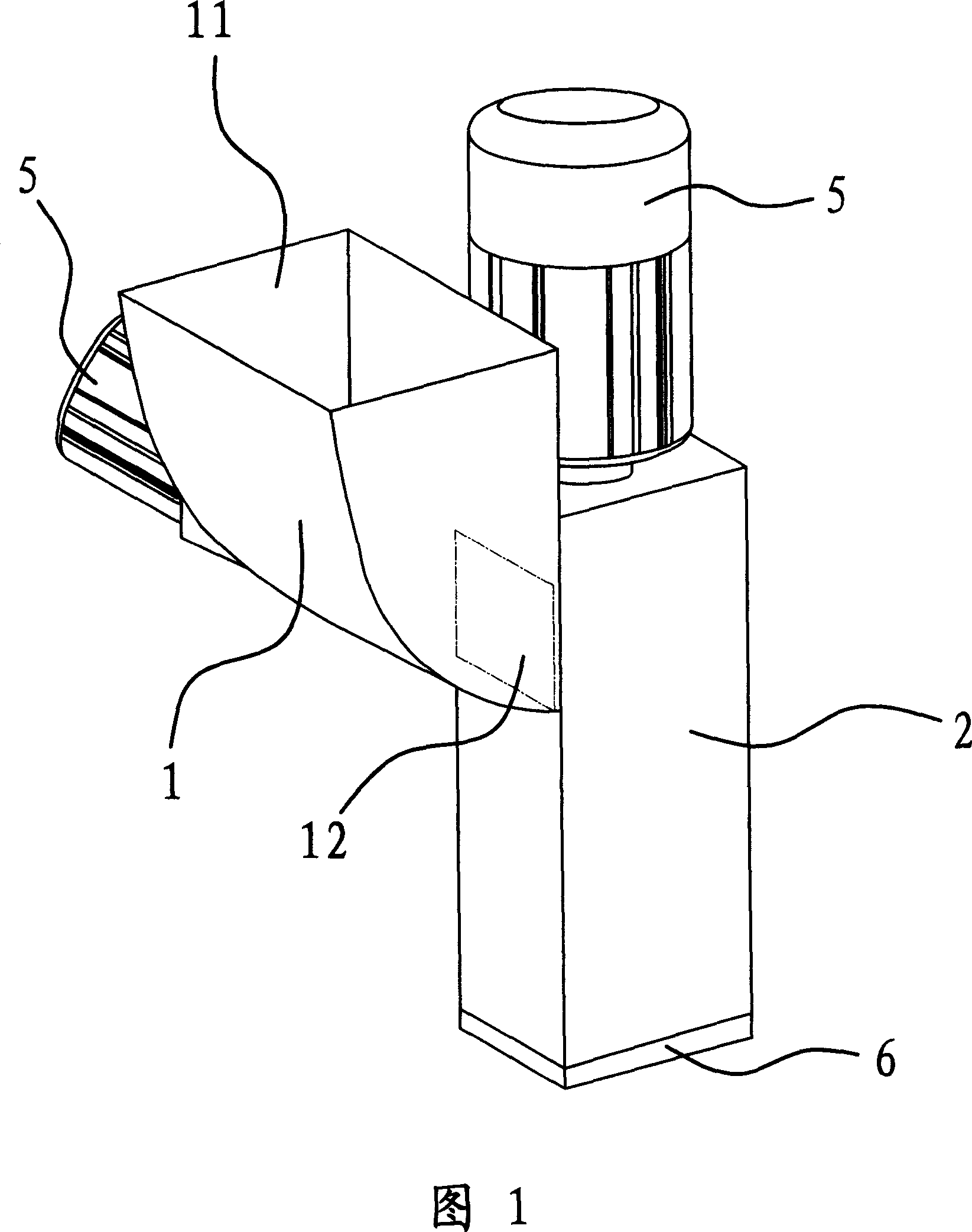 Feeding mechanism of powder molding press