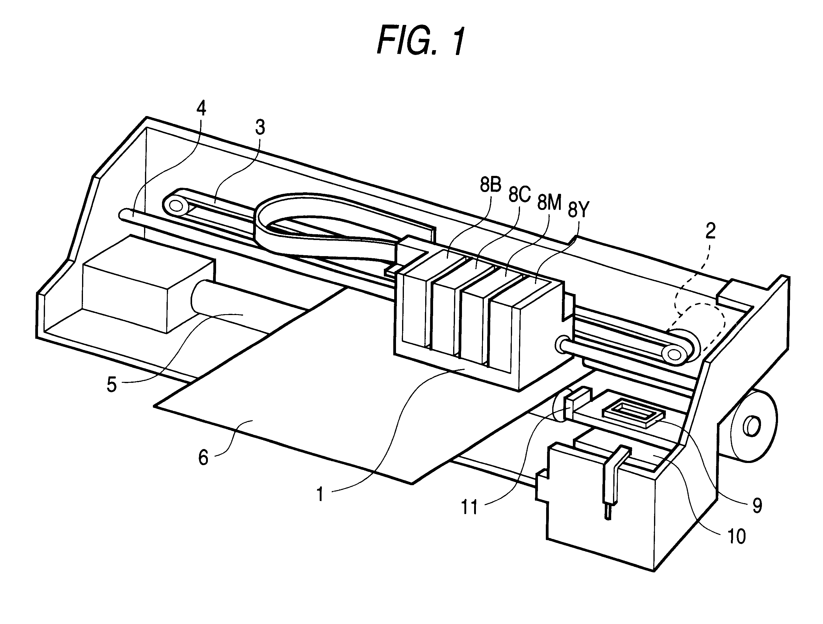 Ink jet recording apparatus and ink end judging method executed in the same