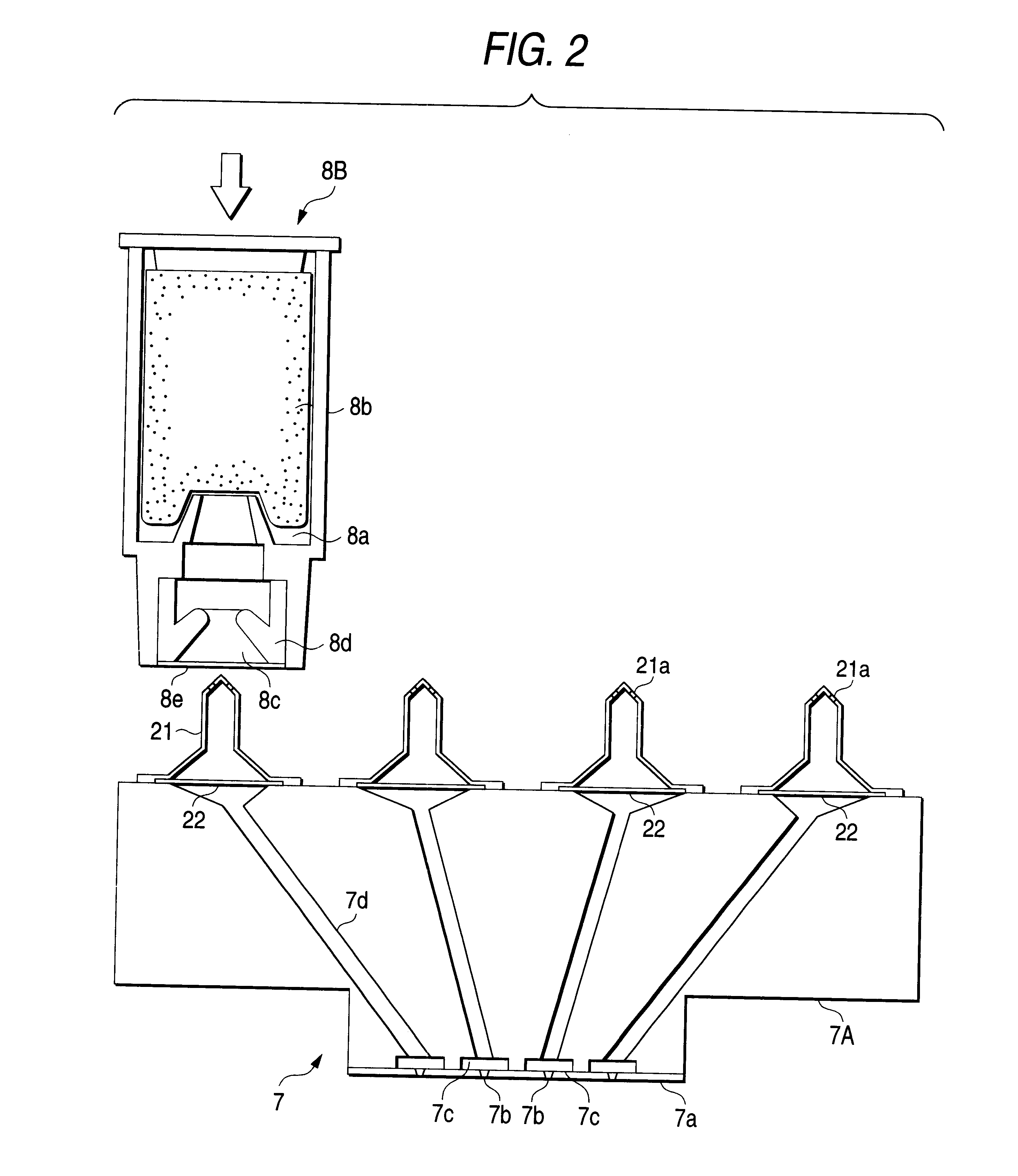 Ink jet recording apparatus and ink end judging method executed in the same