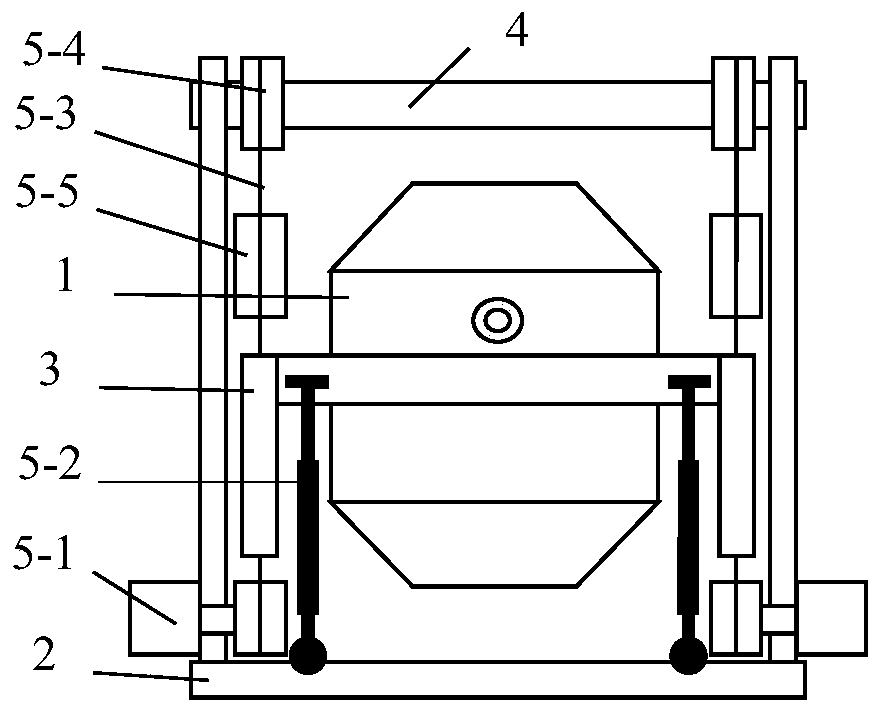 Rope-rod combined driving type rocking-turn mechanism for steel smelting furnace