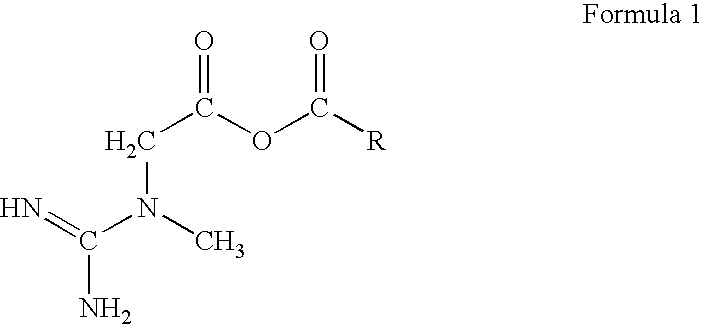 Creatine-fatty acids