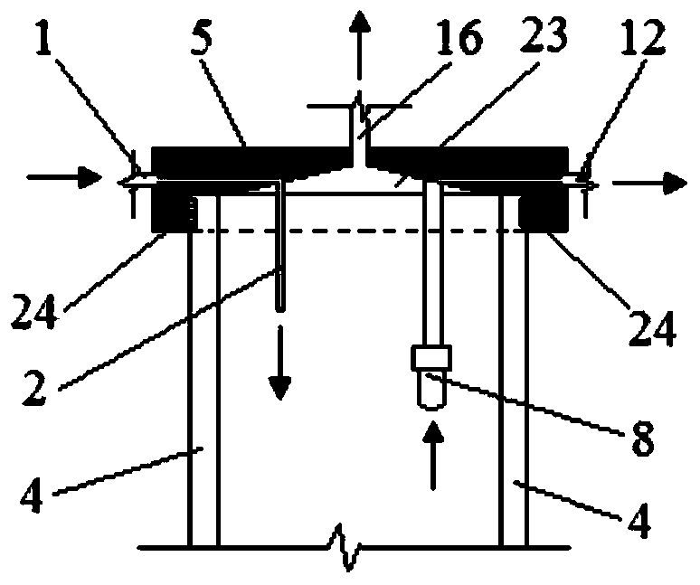 Variable-pressure controllable gas replacement reaction device and application thereof in preparation of gas-containing soil sample