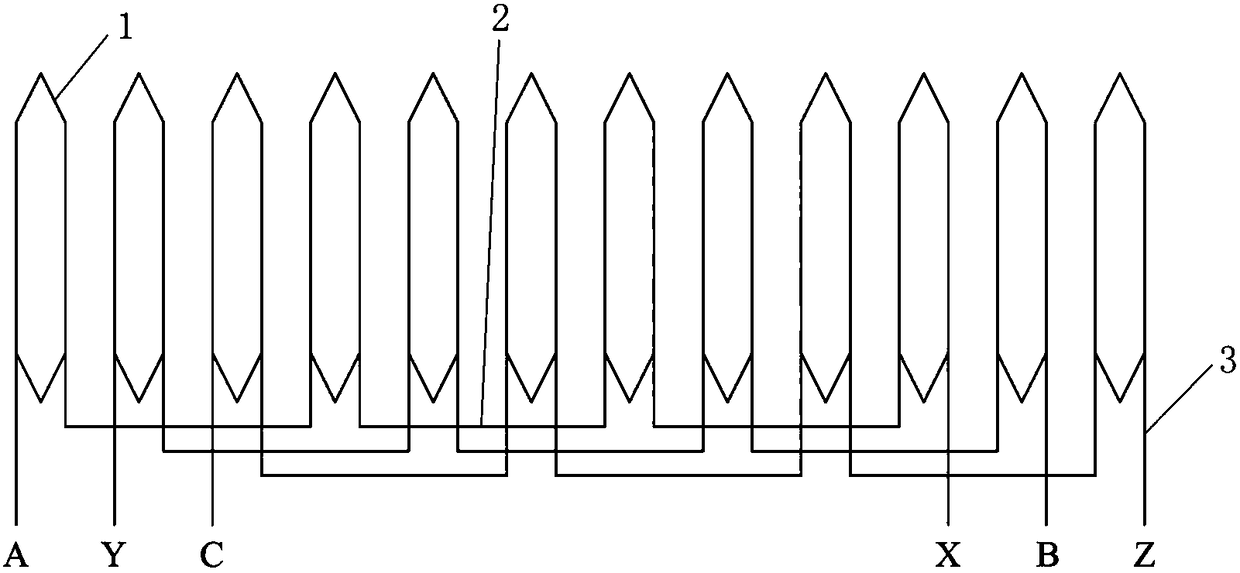 Modular stator and wind generating set