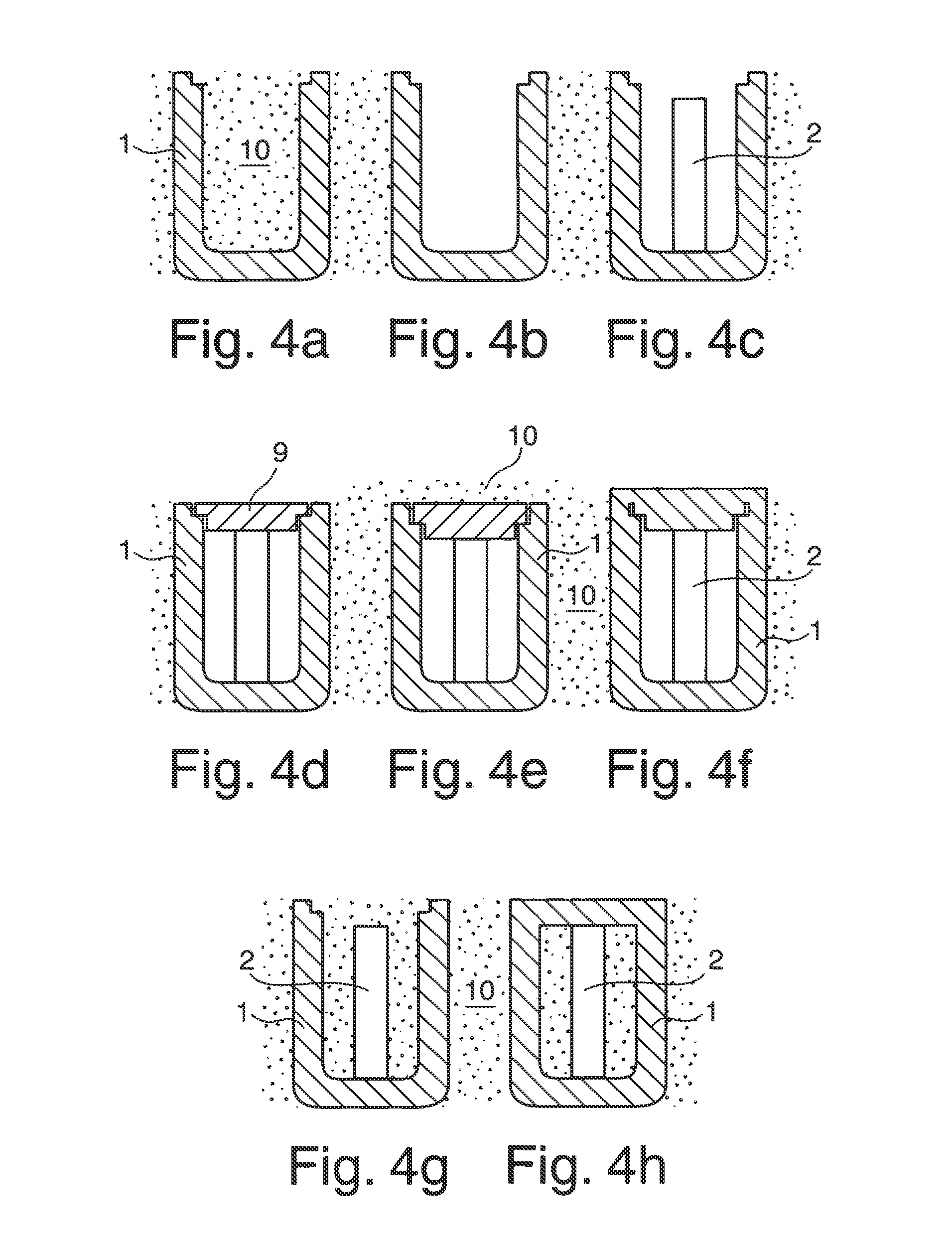 Method for producing a housing structure at least partially enclosing at least one component and housing structure produced by said method