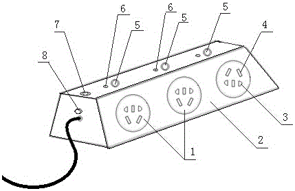 Anti-thunder extension socket