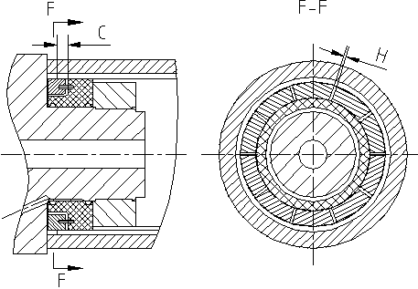 Composite pipe hydraulic expansion method, manufacturing device and obtained composite pipe