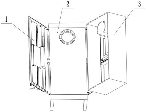 A semi-automatic fire therapy device with automatic fire extinguishing function