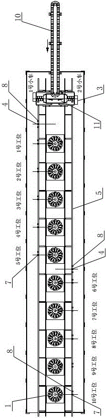 Feeding method and system of intelligent dolly