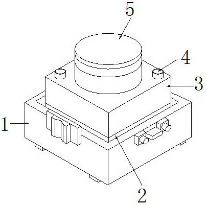 Direct shear box for studying mechanical properties of contact surface