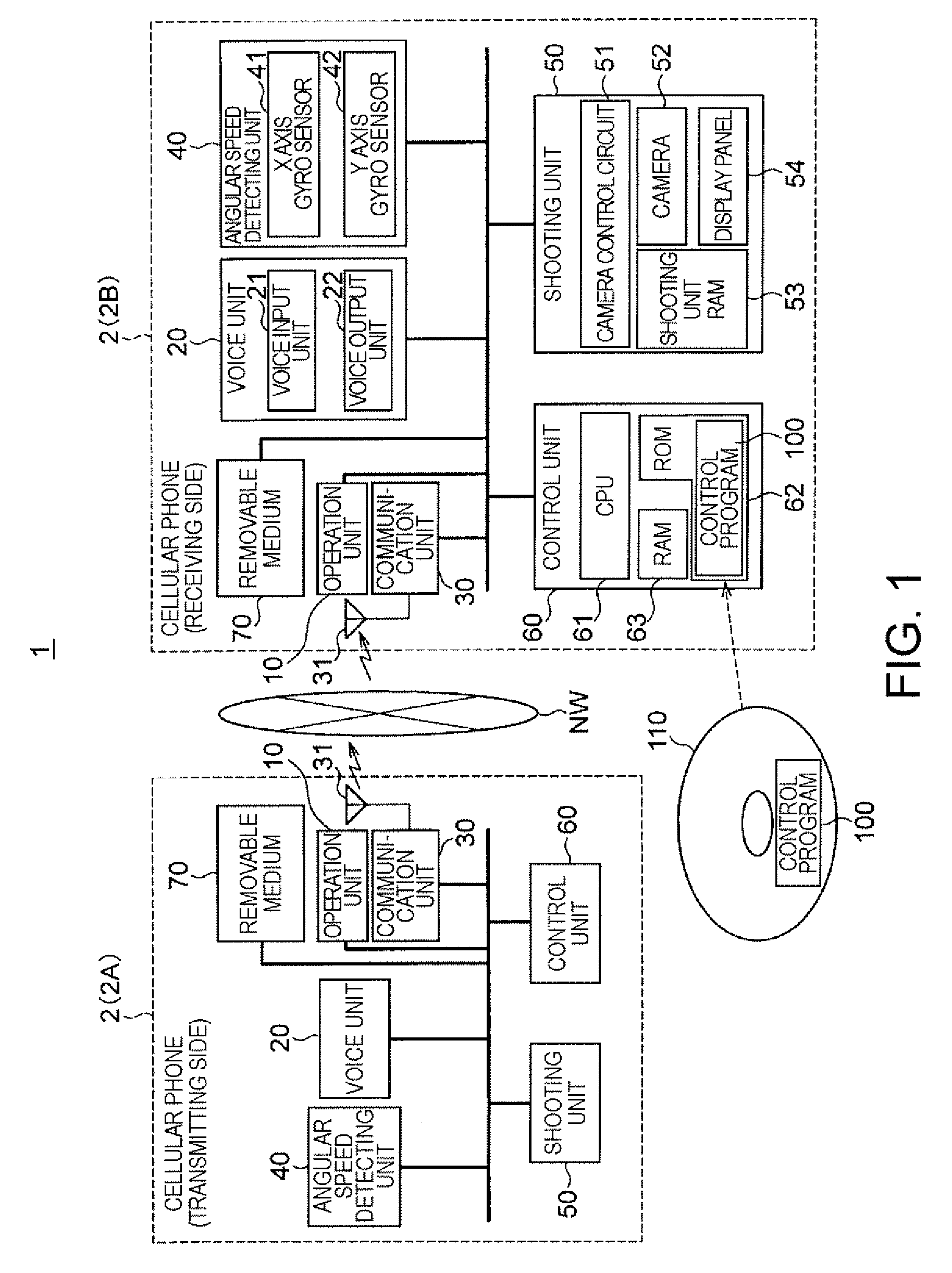 Shot image display system, image receiving device, control method for image receiving device, and server