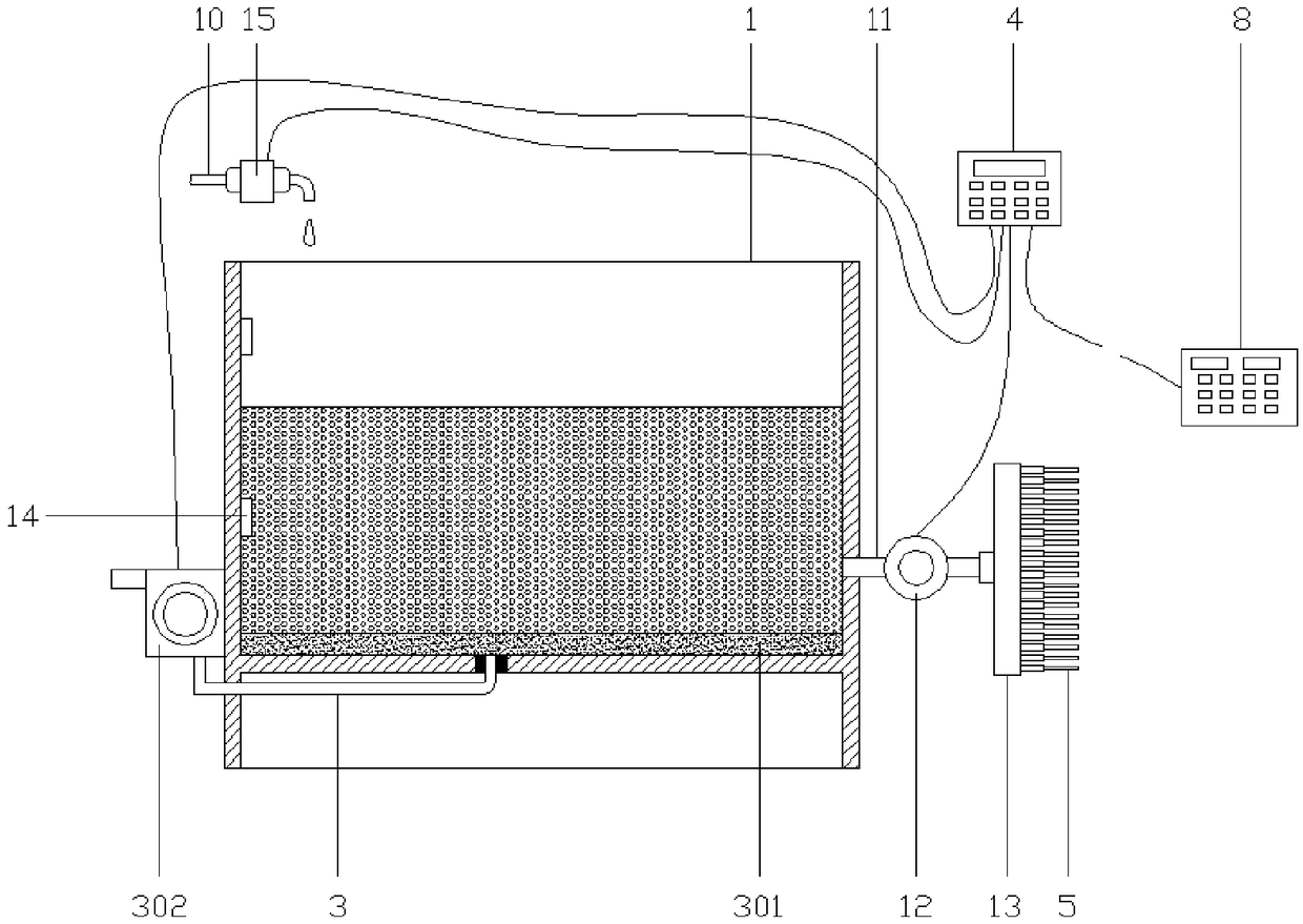 Stereoscopic intelligent microbubble planting device