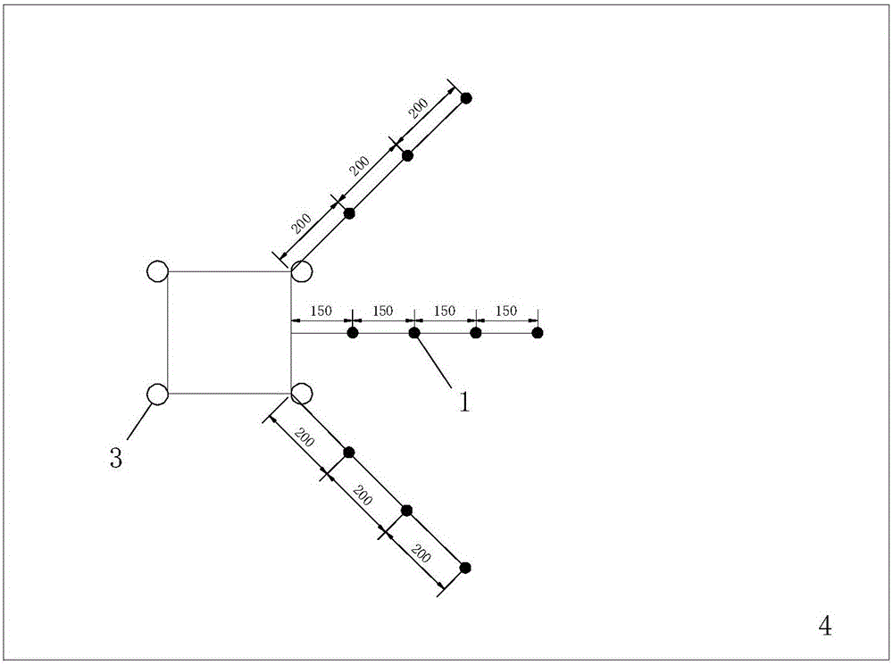 Bridge foundation horizontal load test device and test method