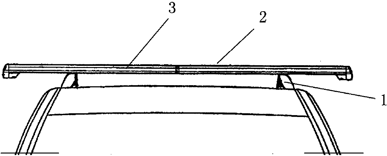 Automobile luggage rack