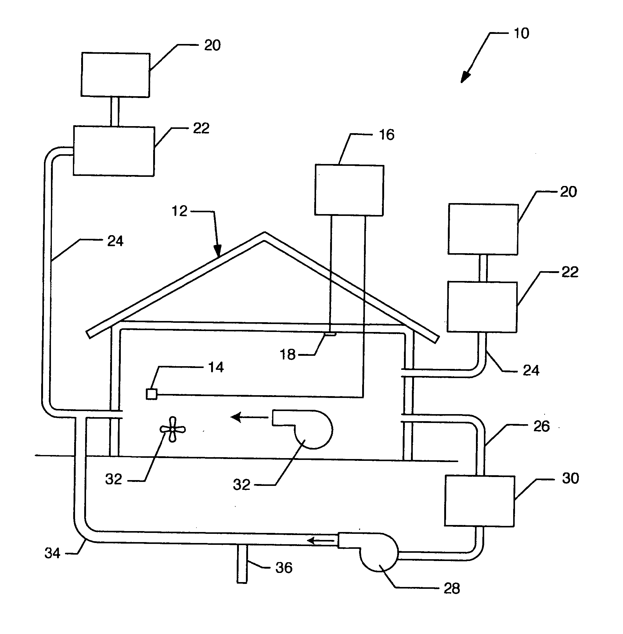 Method for removing or treating harmful biological and chemical substances within structures and enclosures