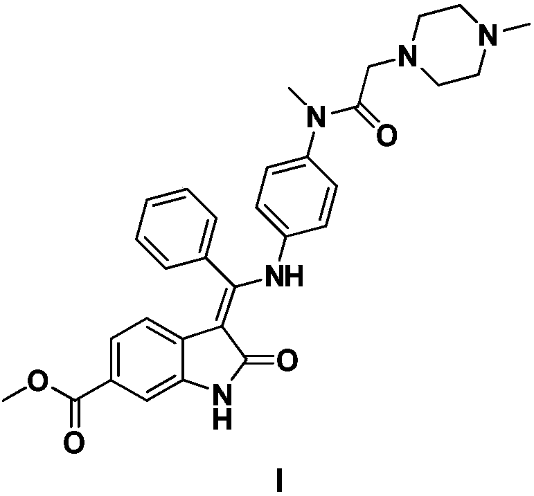 Preparation method and key intermediates of Nintedanib