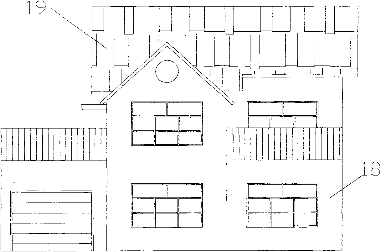 Fast-assembly lightweight steel combined house