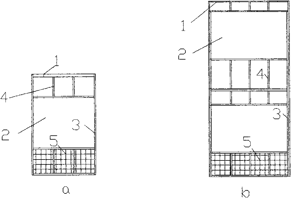 Fast-assembly lightweight steel combined house