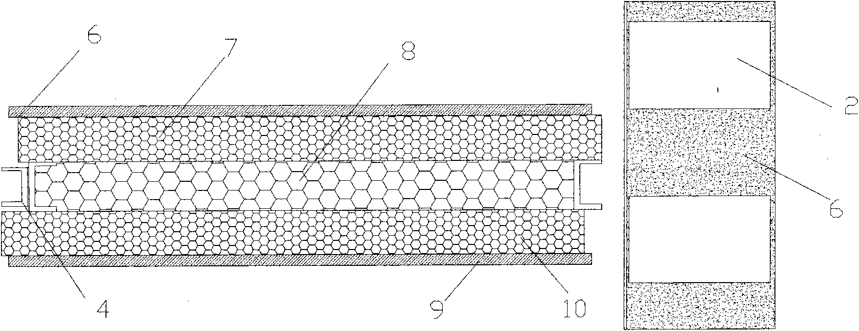 Fast-assembly lightweight steel combined house