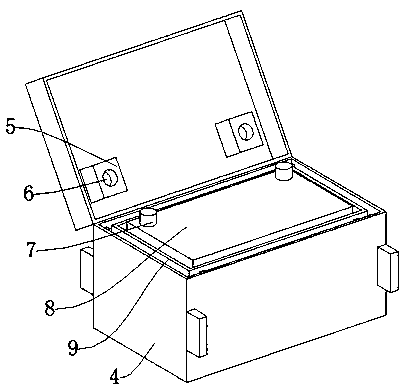 Power supply protection device for crash test of new energy vehicle