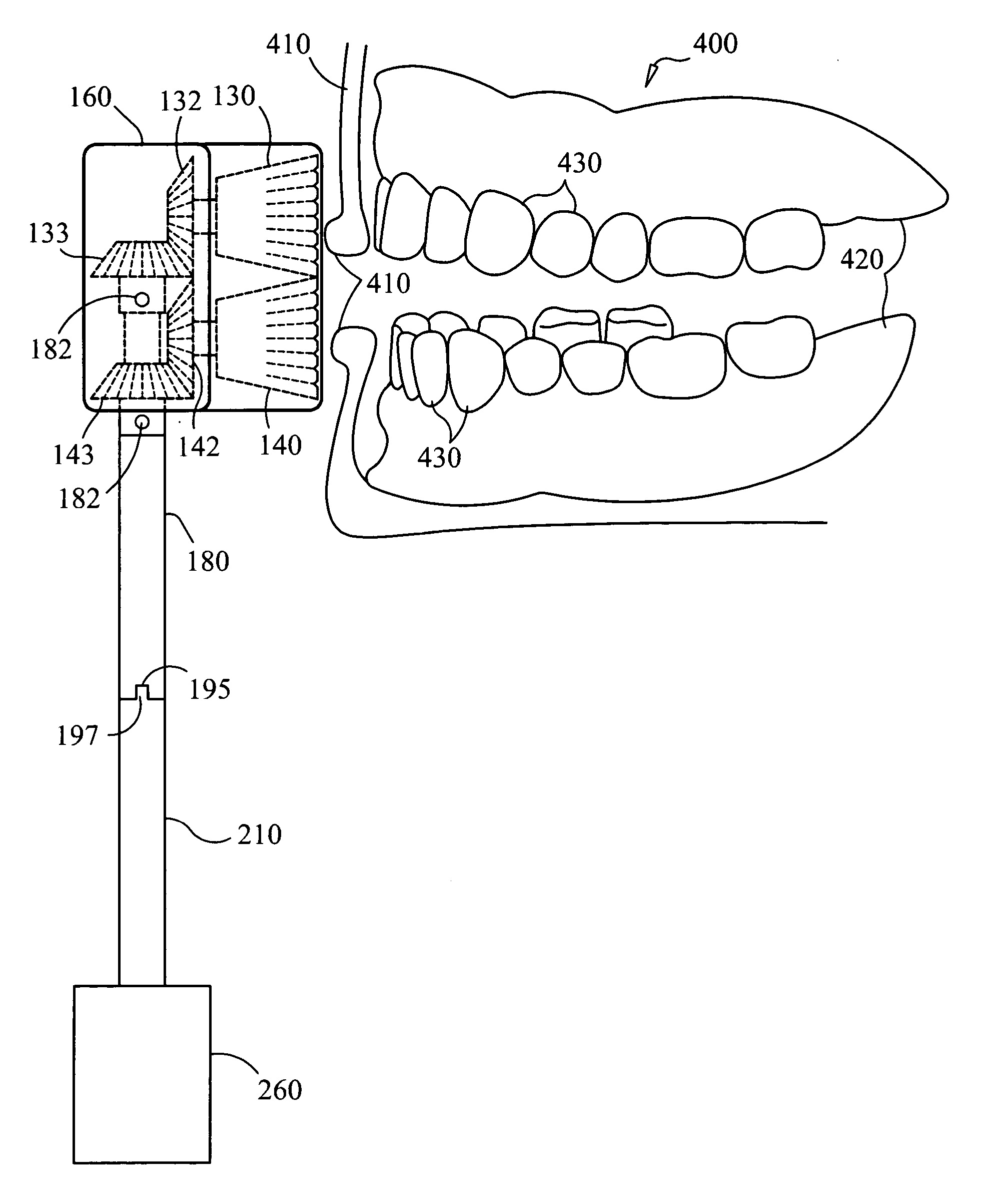 Variable speed tooth polishing system