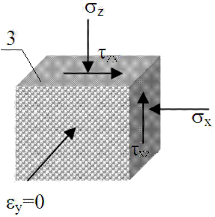 Testing device for vertical cyclic compression-lateral swing shearing dynamic loading