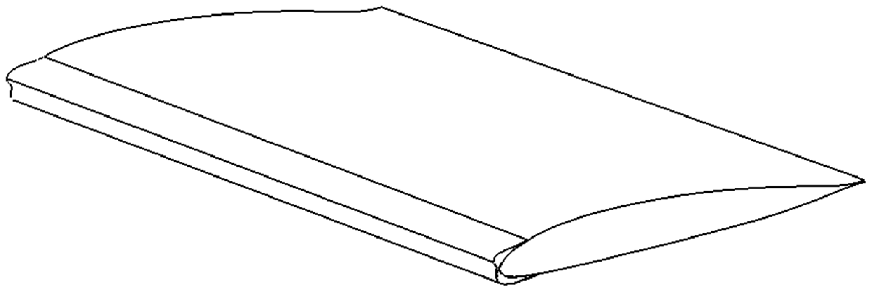 Helicopter rotor blade simulating transparent ice structure and integration method