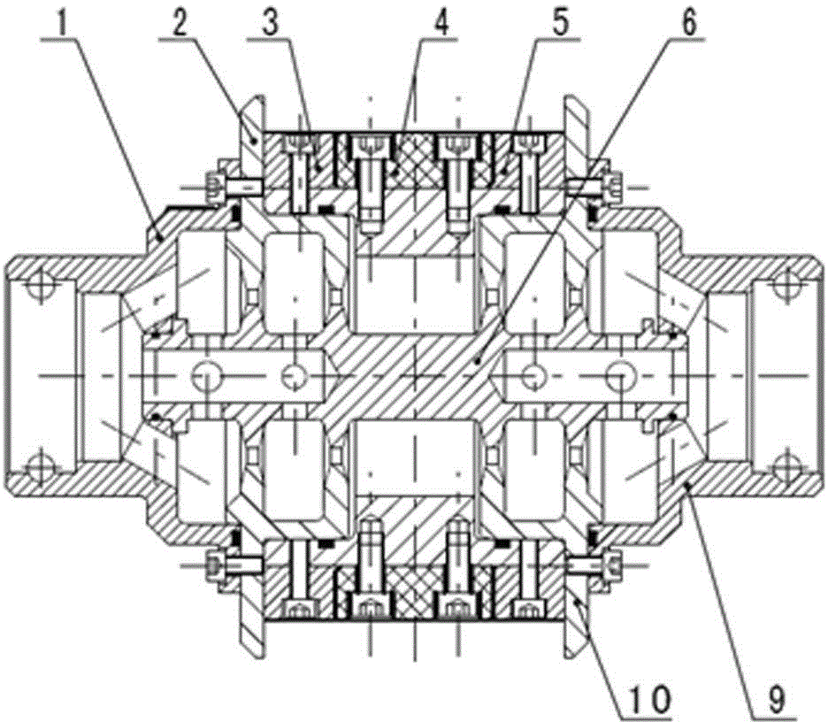 e-type magnetic water treatment scale inhibitor and descaling device