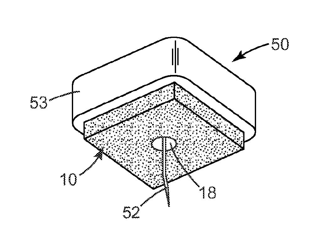 Medical dressing comprising an apertured hydrogel