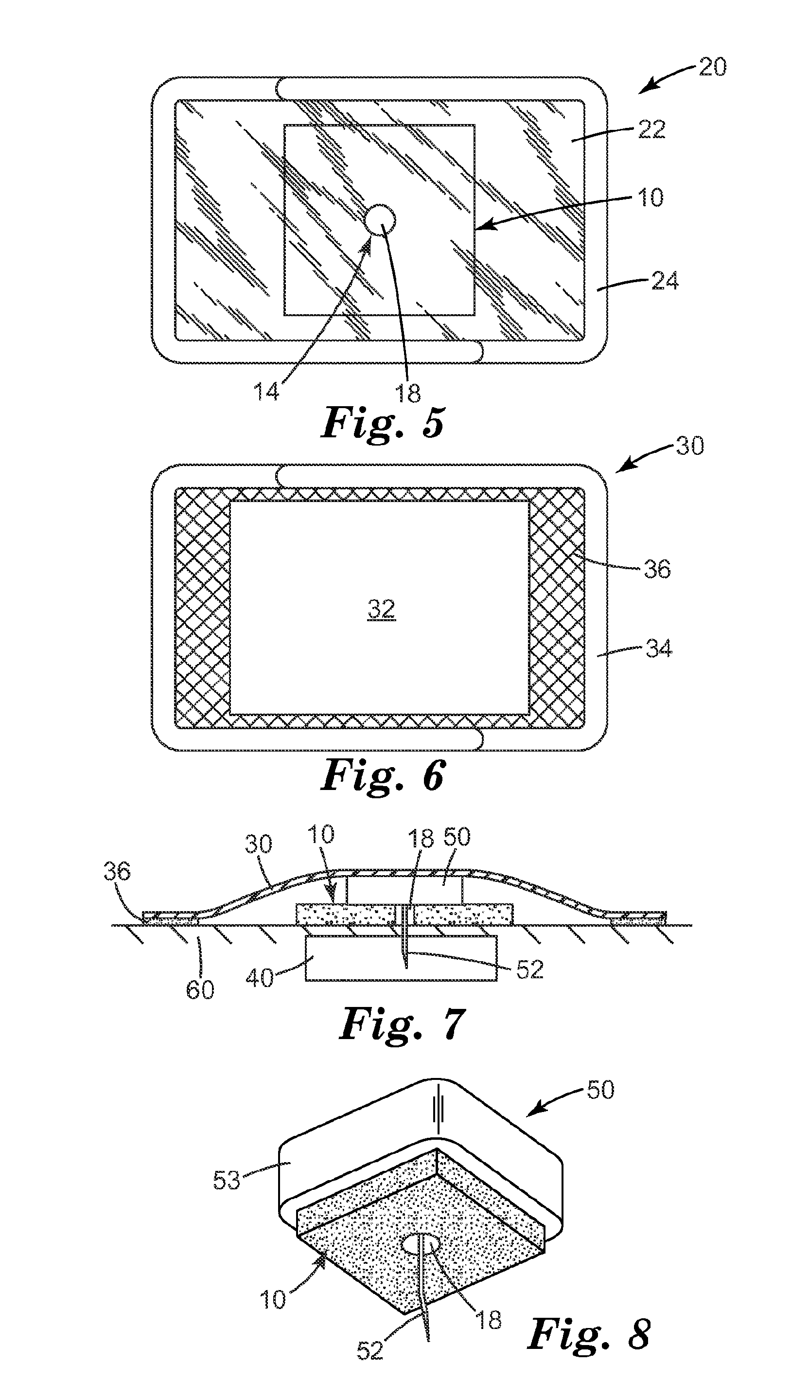 Medical dressing comprising an apertured hydrogel