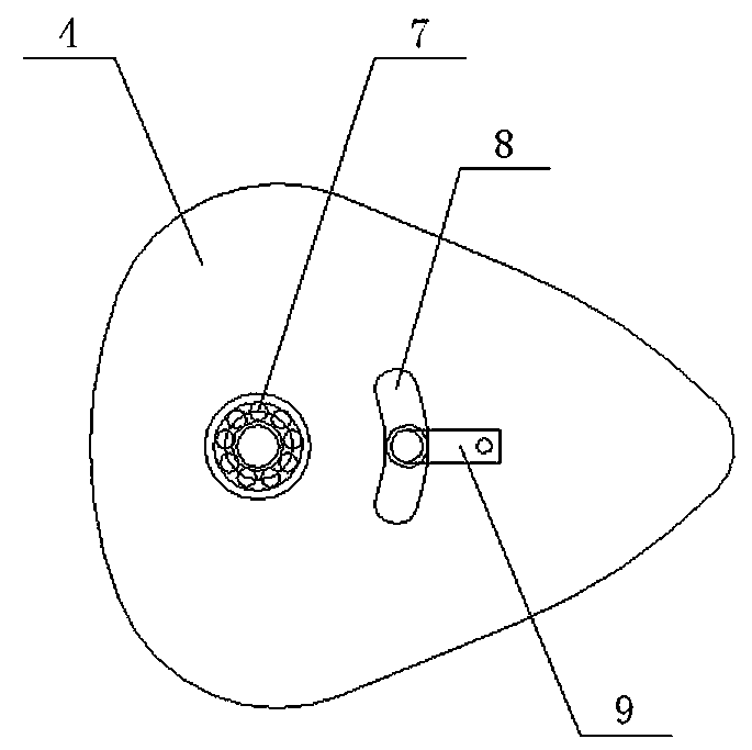 A large flow box material conveying device