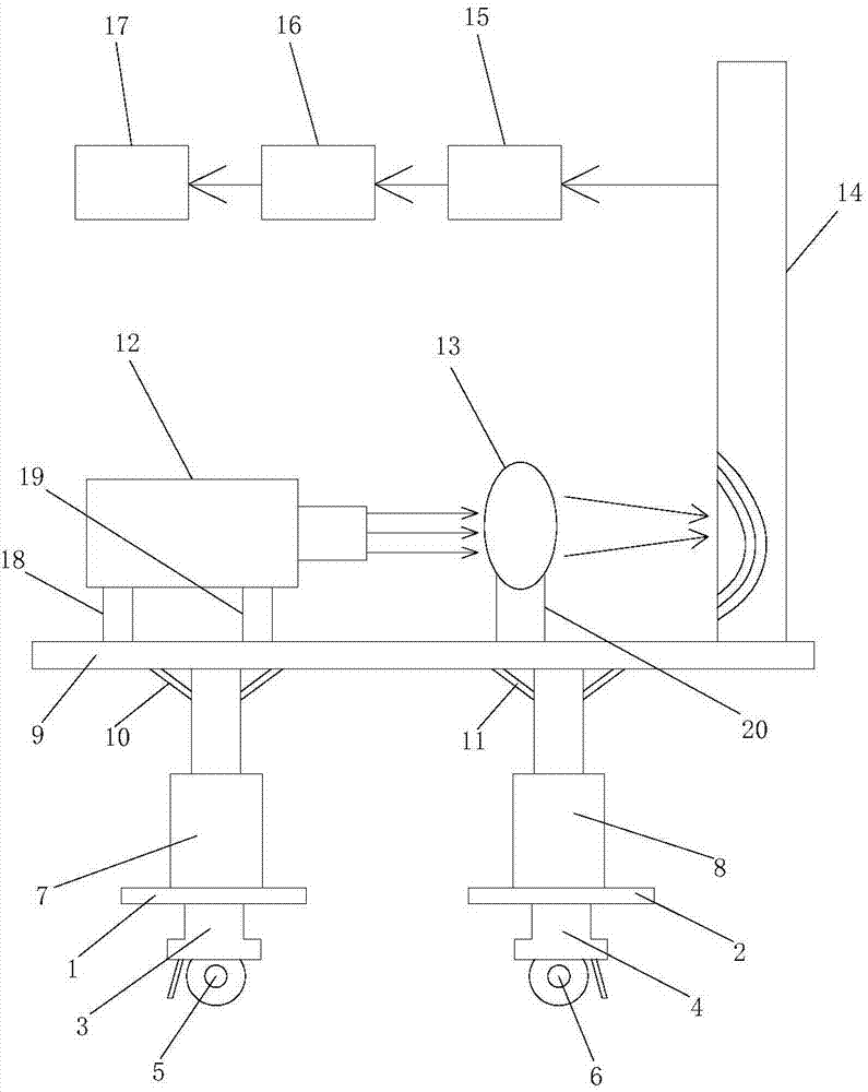 Ultrasonic detecting device for building steel structure