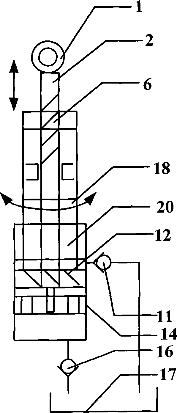 Generating device for recycling energy of suspended vibration absorber to charge new-energy-source automobile