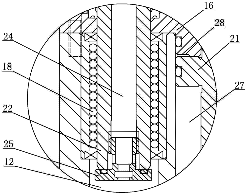 A lifting type tool setting device installation mechanism