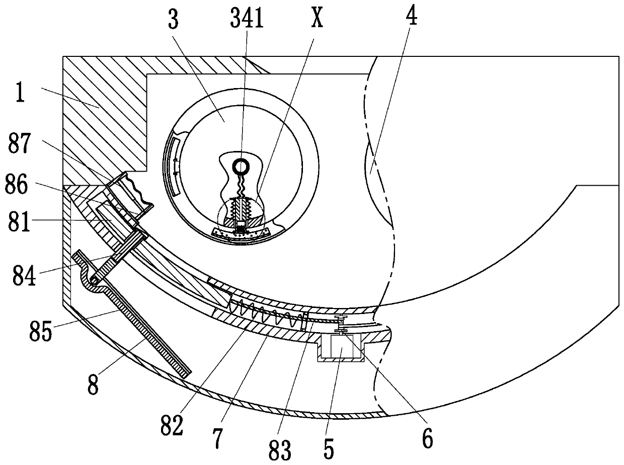 Green grass crushing device for livestock breeding