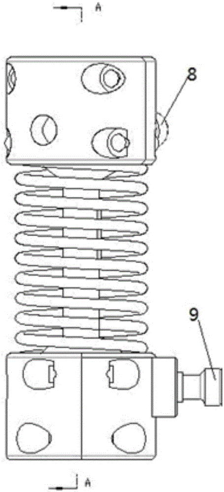 Cassava puller clamping and pulling device