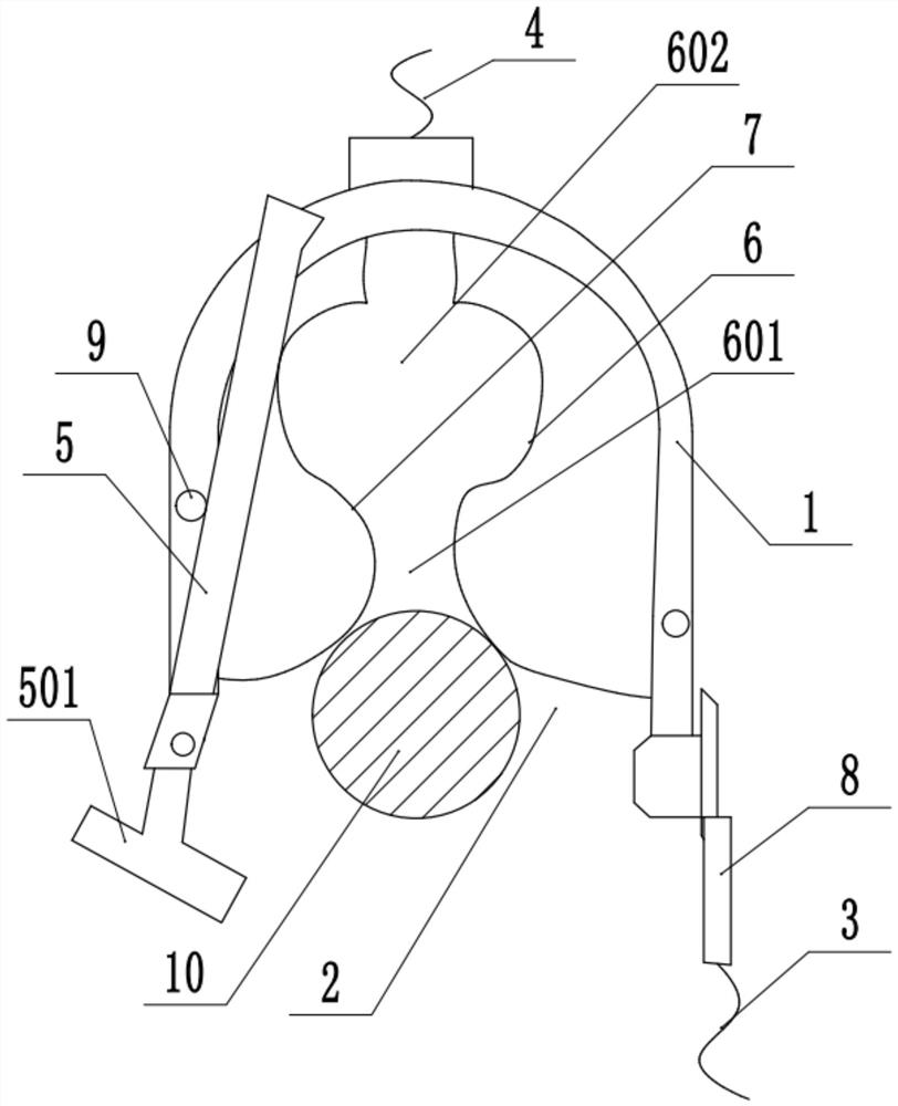 A hanging grounding device