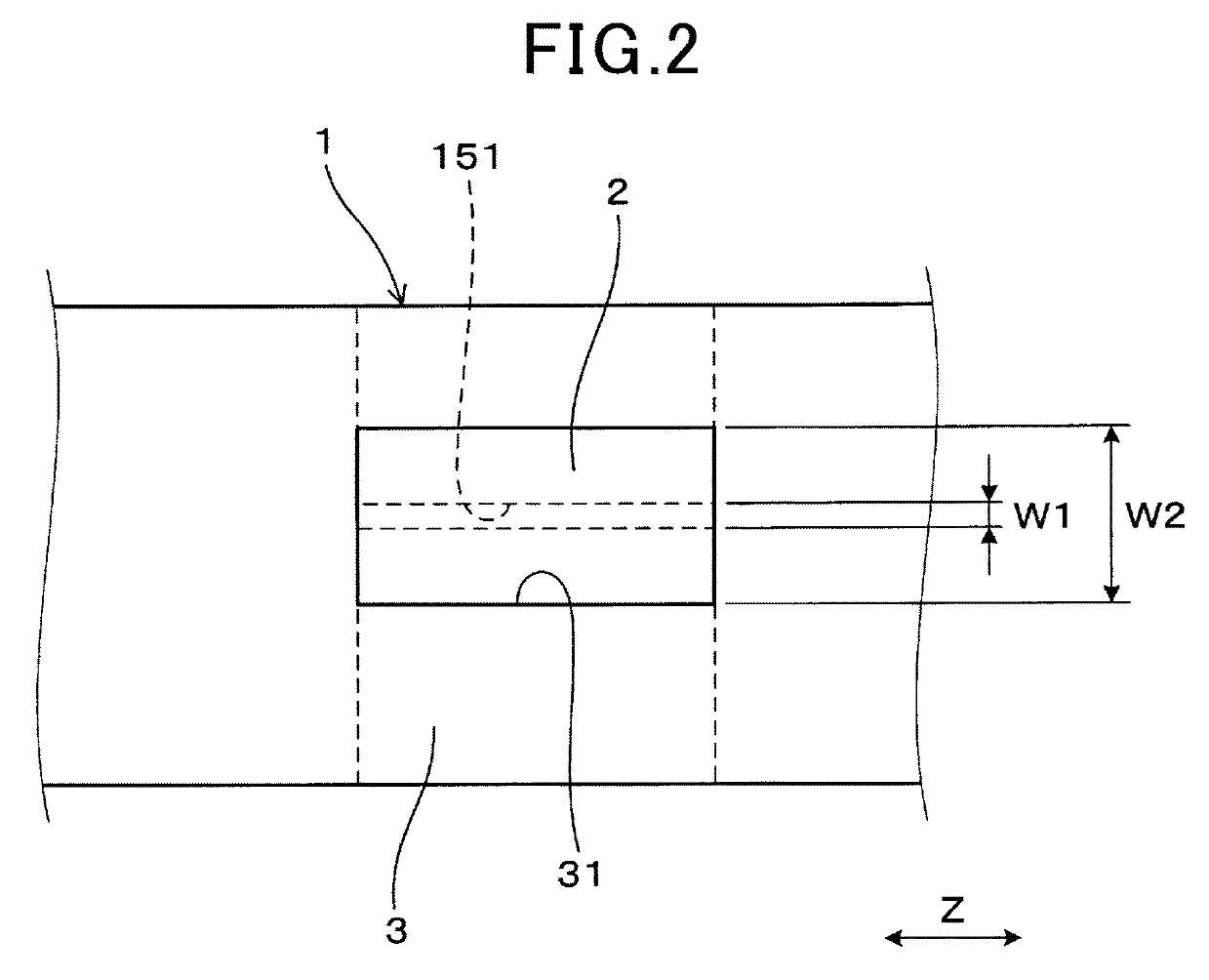 Gas sensor element