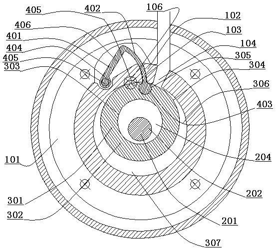 Rotary wheel and rotary vane compressor